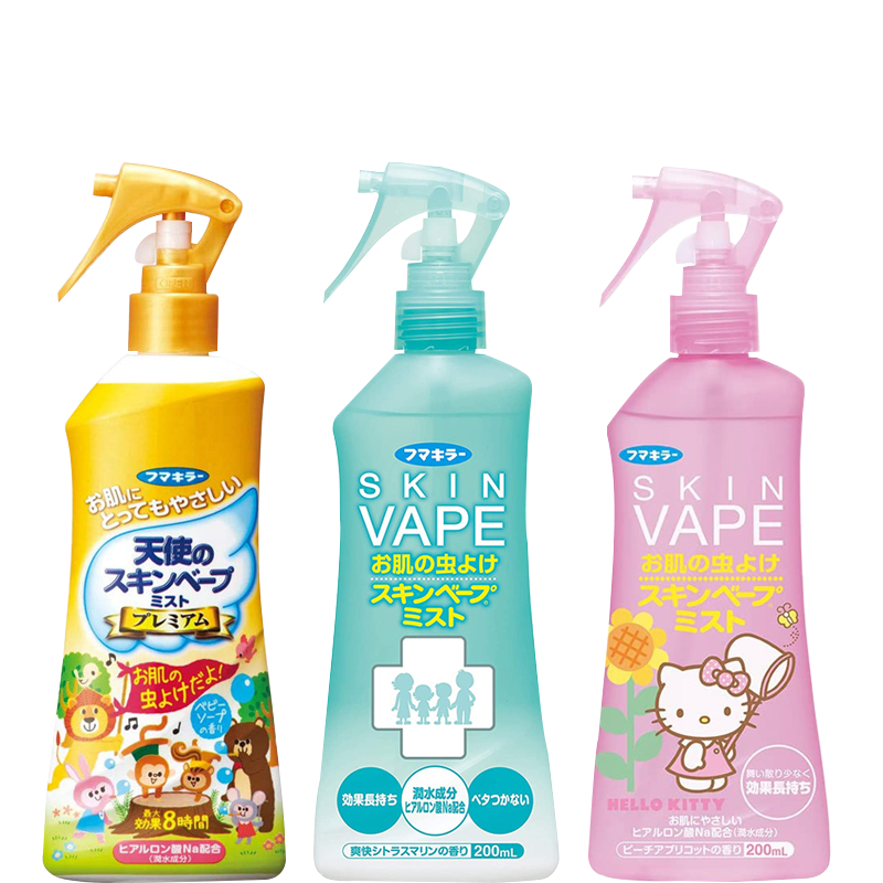 日本未来vape驱蚊液喷雾防蚊户外儿童孕婴止痒花露水驱蚊水正品