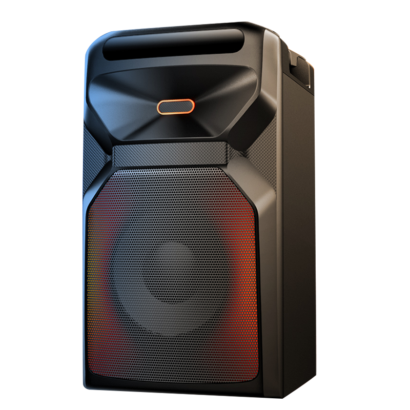 纽曼蓝牙音箱A2双喇叭 单咪版 LED氛围灯户外蓝牙音箱广场舞音响家用低音炮大功率6.5英寸双喇叭兼容多设备