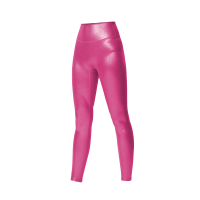 爱帝 无尴尬线运动健身弹力星光闪亮人鱼裤瑜伽裤 高腰紧身修身外穿打底瑜伽裤