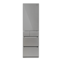 松下(Panasonic)NR-EE40TXA-S 380L超薄嵌入式冰箱WiFi NanoeX除菌除味自动制冰 尊雅银