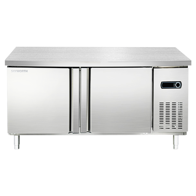 创维(Skyworth)1.8商用工作台厨房操作台保鲜冷冻柜 商用冰箱平冷冰柜水吧台奶茶店设备HF-18F2S