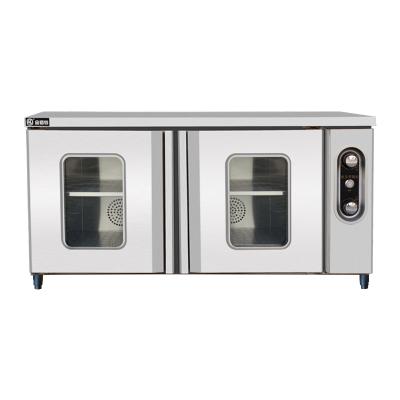 金佰特 KING BETTER 商用消毒柜二星级双开门卧式高温热风循环厨房餐厅碗柜全不锈钢RTP12WJ 220V