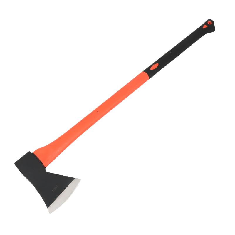 迅众 长柄大斧头伐木斧劈柴砍树锻打斧多功能破拆户外开山斧消防斧