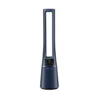 美的(Midea)无叶风扇/电风扇AMS150E-TM蓝色净化风扇家用低音智能空气净化无扇叶卧室落地扇双效深净化体贴控风
