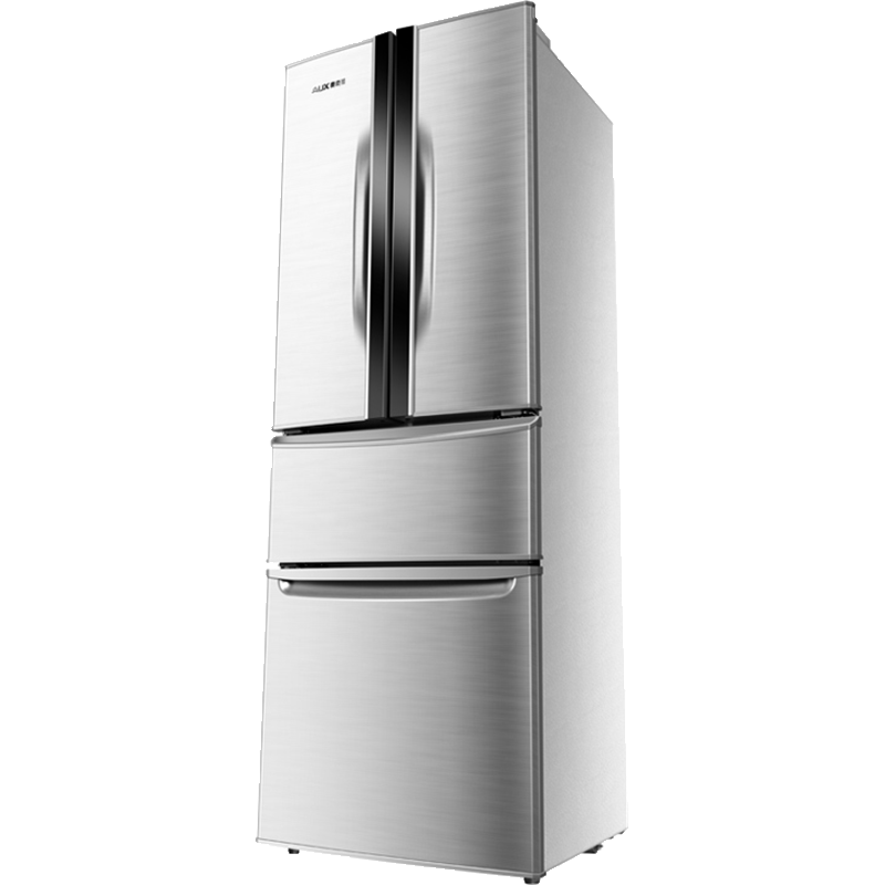 奥克斯(AUX)四门冰箱大容量特价三门家用大双门对开门电冰箱节能 银色278四L门三温冰箱