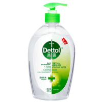 Dettol滴露免洗抑菌洗手液500g清洁双手清爽不粘腻有效抑菌99.9%无需用水含甘油护手