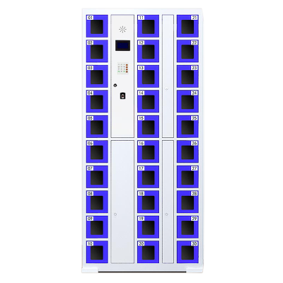 苏悦丰智能手机柜存放柜充电柜存包柜储物柜30门充电透明款