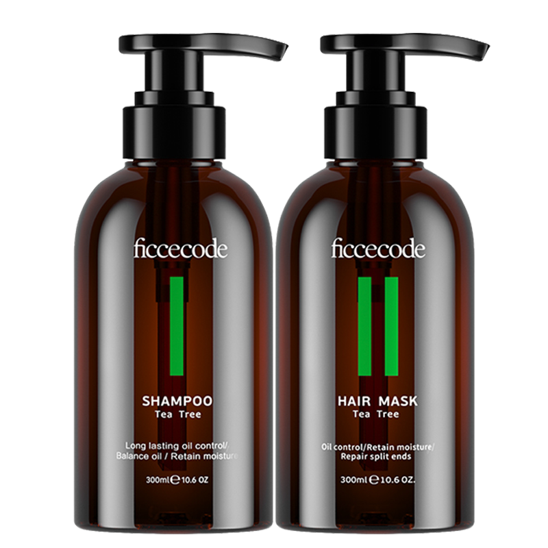 菲诗蔻(FicceCode)茶树控油洗发水发膜(清爽控油/去屑止痒/氨基酸滋养/深层清洁)