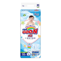 大王 GOO.N小风船系列纸尿裤 宝宝轻薄透气尿不湿 纸尿裤L38片(9-14kg)