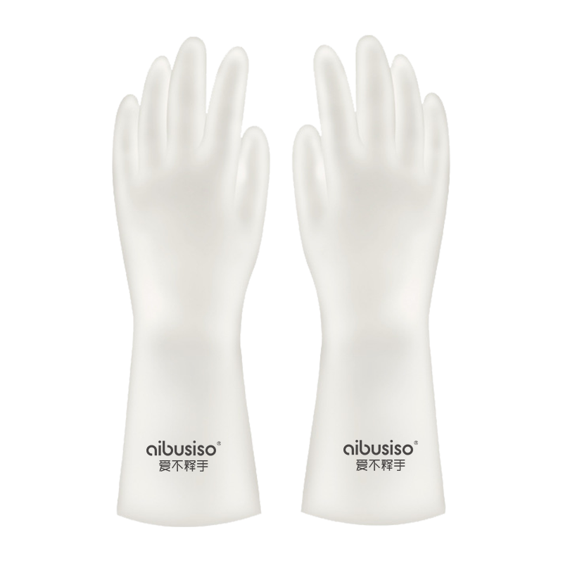 透明款丁腈家务手套[M]2双