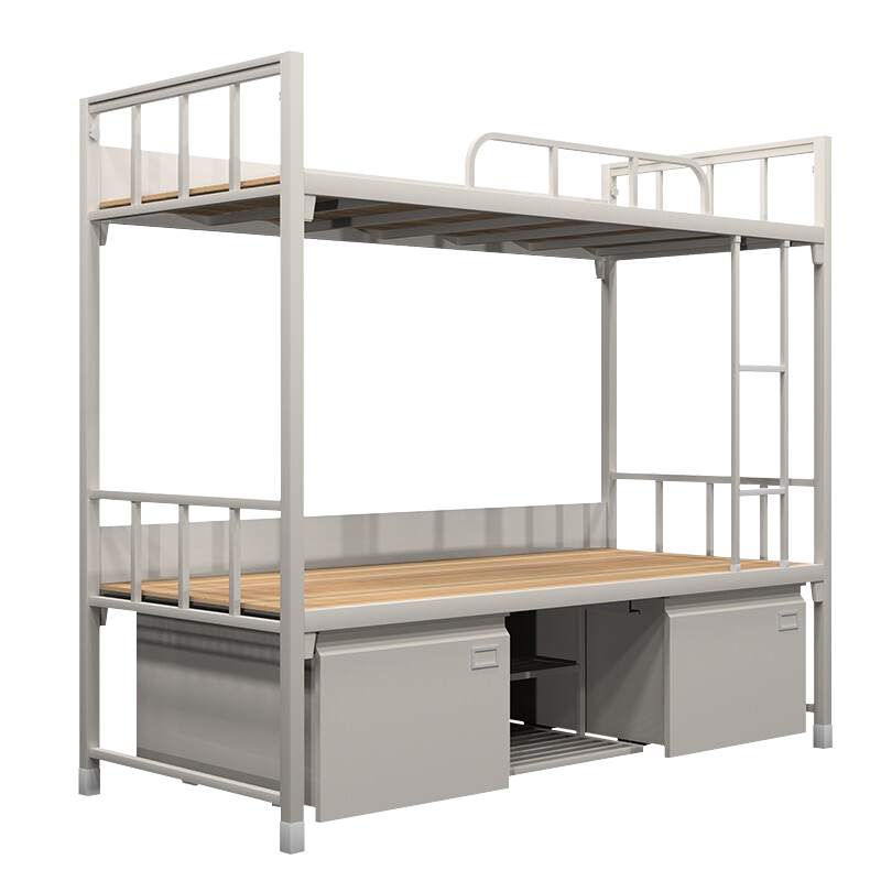 峰汇园钢制上下床双人床含柜