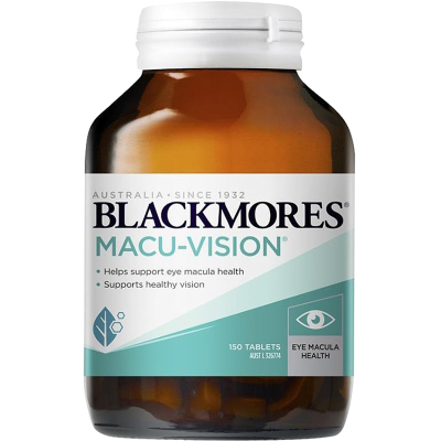 BLACKMORES澳佳宝 明目护眼宁片剂 150粒 1瓶装 含叶黄素硒 用眼人士适用 澳洲进口