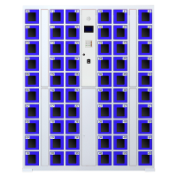 峰汇园智能手机柜存放柜存包柜储物柜60门透明款