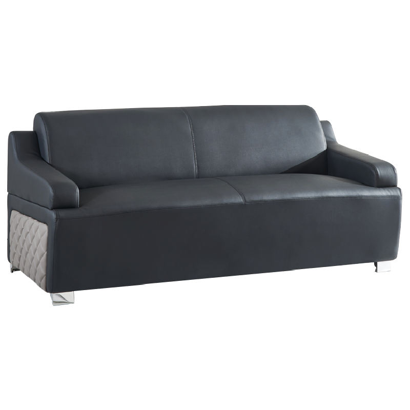 办公室沙发小户型现代简约接待洽谈区办公会客沙发三人位茶几组合