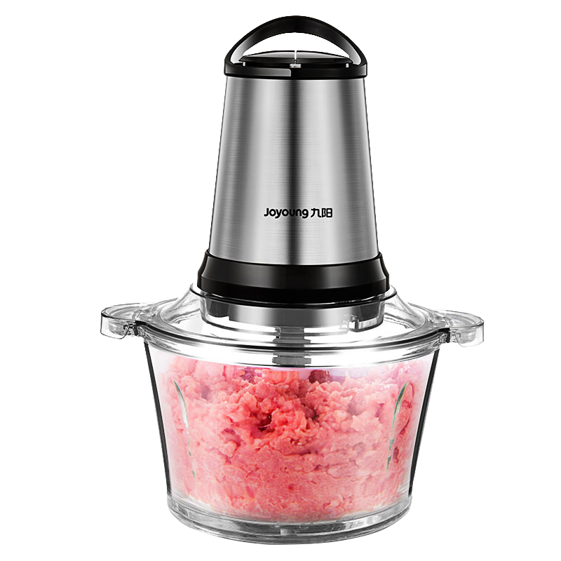 九阳(Joyoung)绞肉机 家用电动多功能料理机搅拌婴儿辅食机切菜绞馅不锈钢碎肉 S2-A808