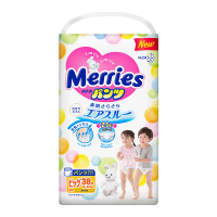 花王(Merries) 婴儿拉拉裤XL38片[12-20kg]