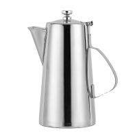 礼源之喜加厚201不锈钢短嘴茶壶1.5L带茶网