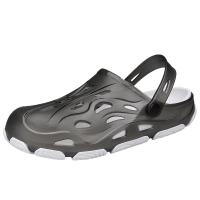 [线下专柜同款] 卡帝乐鳄鱼(CARTELO)新款夏季透气洞洞鞋休闲鞋沙滩拖鞋包头凉鞋花园鞋男鞋