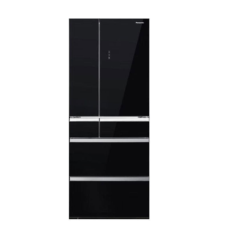 松下 NR-TF50EXB-K 498升风冷无霜变频多门冰箱 水晶黑玻璃面板 银离子抗菌 自动制冰 智能WIFI