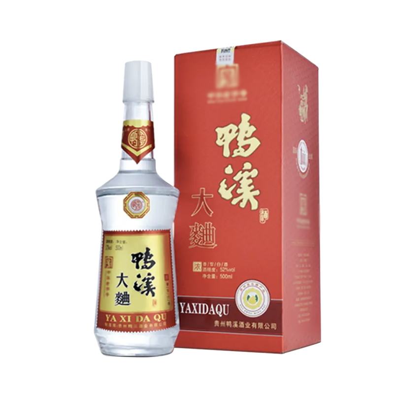 鸭溪窖酒 54度 飞天仙女盒 玻璃瓶经典复古版 浓香型白酒 2023年 500mlx6瓶