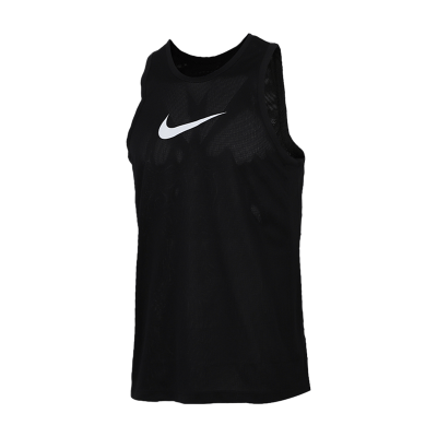 耐克(NIKE)男装 2023夏季新款运动服篮球训练快干透气跑步休闲无袖T恤背心 BV9388-010