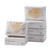 [新装升级]babycare婴儿BC云柔巾新生儿超柔纸巾防过敏保湿纸巾抽纸成人可用108抽*6包