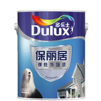 多乐士(Dulux) 保丽居弹性外墙漆乳胶漆外墙油漆涂料工程漆面漆A601 5L 哑光白色