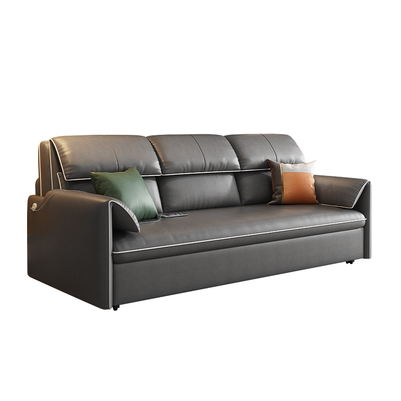 禧漫屋 北欧沙发床客厅多功能折叠两用可伸缩现代简约单人科技布客厅大小户型组合沙发简欧风格家具家装坐卧