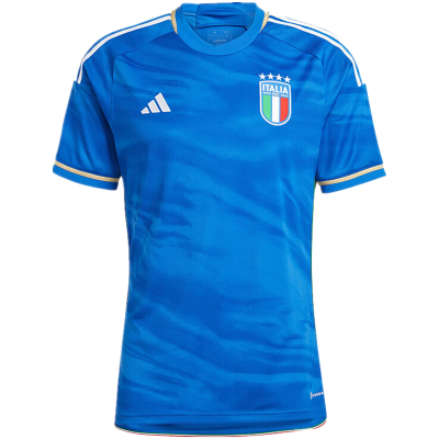 阿迪达斯 (adidas) 男子 足球系列 FIGC H JSY 运动 T恤 HS9895 蓝色