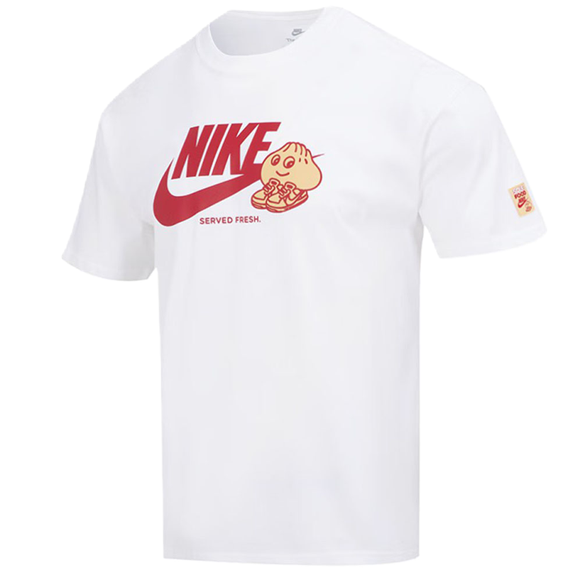 nike耐克短袖针织衫夏新款休闲运动上衣印花纯棉男T恤FB9804-100