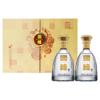 预售 付款后七天内发货 剑 南春 水 晶剑 500ml*2 &今世缘国缘对开礼盒 500ml*2 浓香型白酒