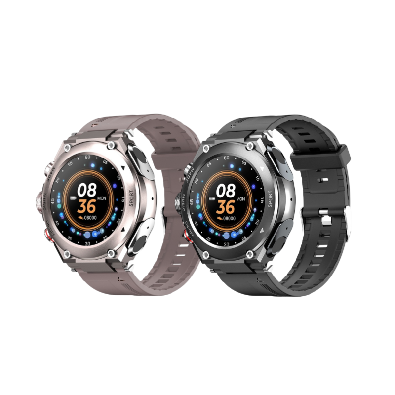 『苏宁自营』绘邦智能手表T92多功能自带耳机智能连接手表体温心率血氧蓝牙通话多运动模式音乐腕表