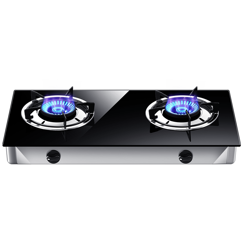 欢呼好太太煤气灶台式钢化玻璃燃气灶双灶灶具 JZT-Q家用台上台面灶台老式双眼灶打火灶 天然气灶