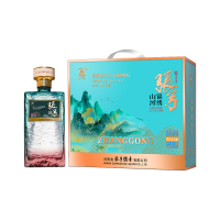 [中华老字号]张弓酒山河锦绣52度*4瓶浓香型固态粮食白酒整箱