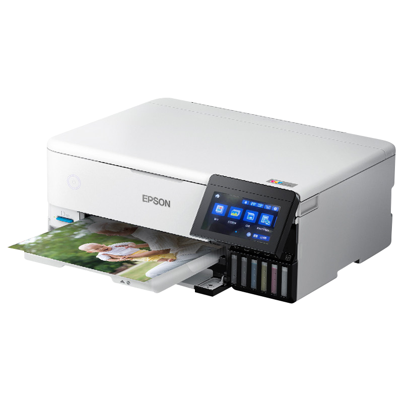 爱普生(EPSON)L8168 A4墨仓式6色高端照片打印机一体机 A4自动双面无线打印