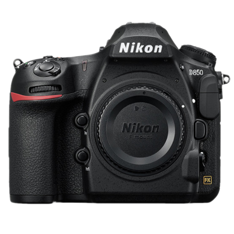 尼康(Nikon) D850 单机身 专业全画幅数码单反相机 高清相机 4575万像素 4K视频 礼包版