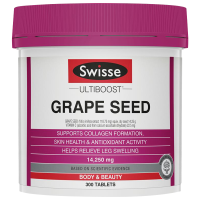 300粒大包装-Swisse葡萄籽精华片 高浓葡萄籽/原花青素片剂含VC 澳洲原装进口 香港/保税随机发