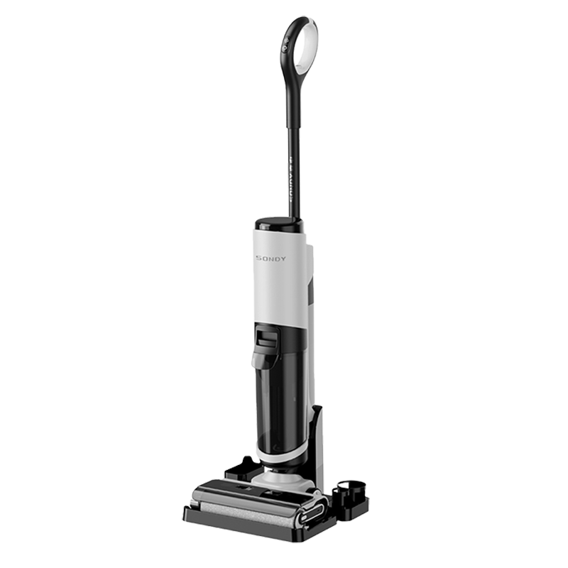 森电洗地机吸拖洗一体家用电动拖把三合一吸尘器拖地机吸扫一体机 白色