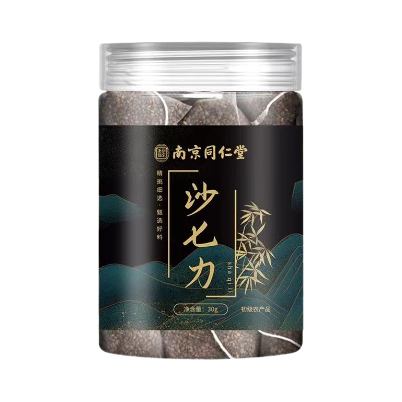 [1罐装]南京同仁堂 乐家老铺 沙七力 30g/罐 陕西沙苑子泡茶水莎苑孑 又名沙七力 沙苑潼蒺藜子男性滋补