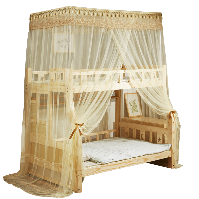 京城派 新款儿童双层子母床蚊帐1.2m双人家用0.9米1.9上下高低床蚊帐