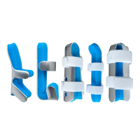 两片型[S码/5.5cm]邦可慧医用手指骨折固定夹板术后支具保护指套疼痛指关节伸直弯曲保护套肌腱矫正器