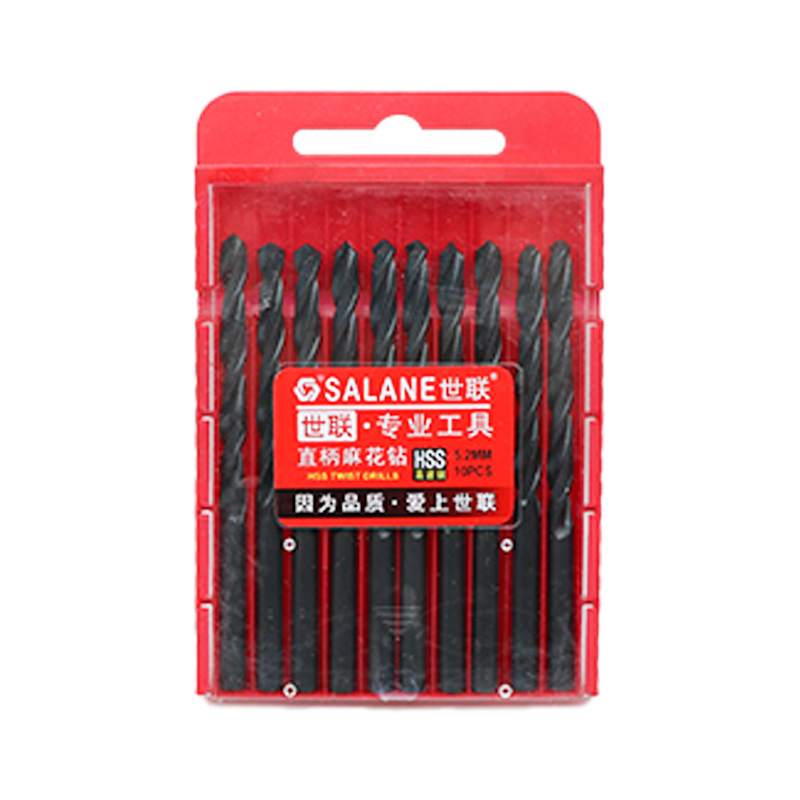 世联硬质合金直柄麻花钻 5.2mm*86mm  盒