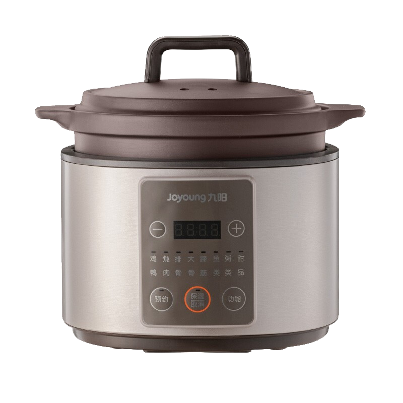 九阳(Joyoung)电炖锅家用多功能菜单紫砂锅煲汤煮粥锅养生电砂锅可预约1-5人 DG40Z-GD721