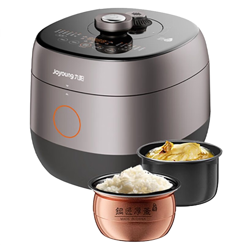 九阳(Joyoung)电压力锅5L压力煲智能电高压锅一锅双胆高压电饭锅大屏一键操作大容量压力锅 Y50C-B581