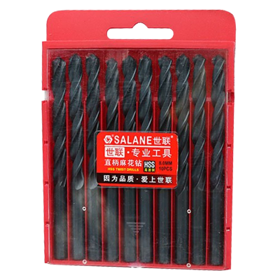 世联硬质合金直柄麻花钻 8mm*117mm 盒