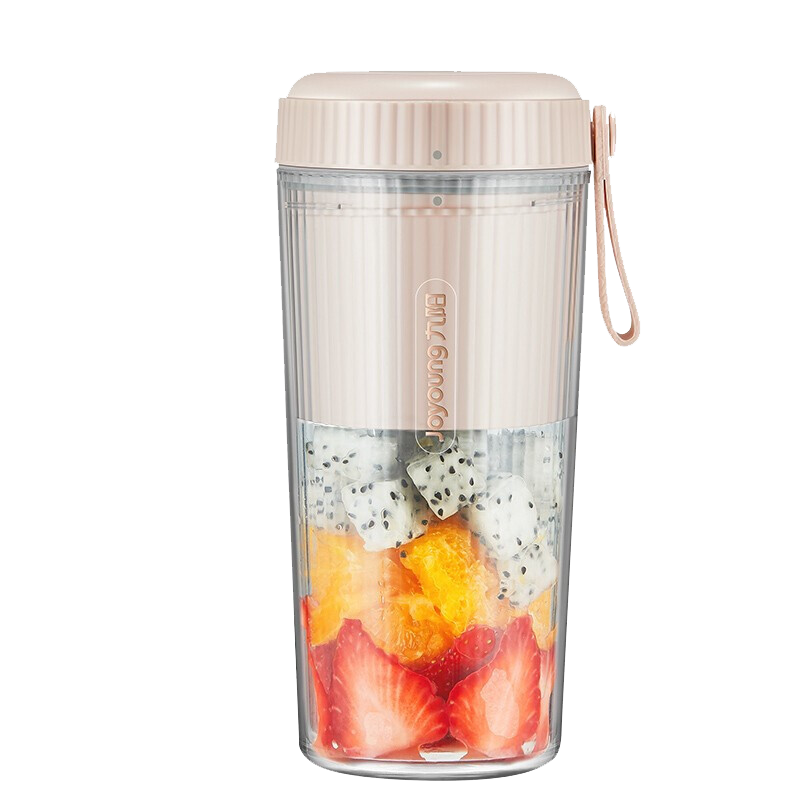 九阳 Joyoung 榨汁机便携式网红充电迷你无线果汁机榨汁杯料理机随行杯L3-LJ520(粉)