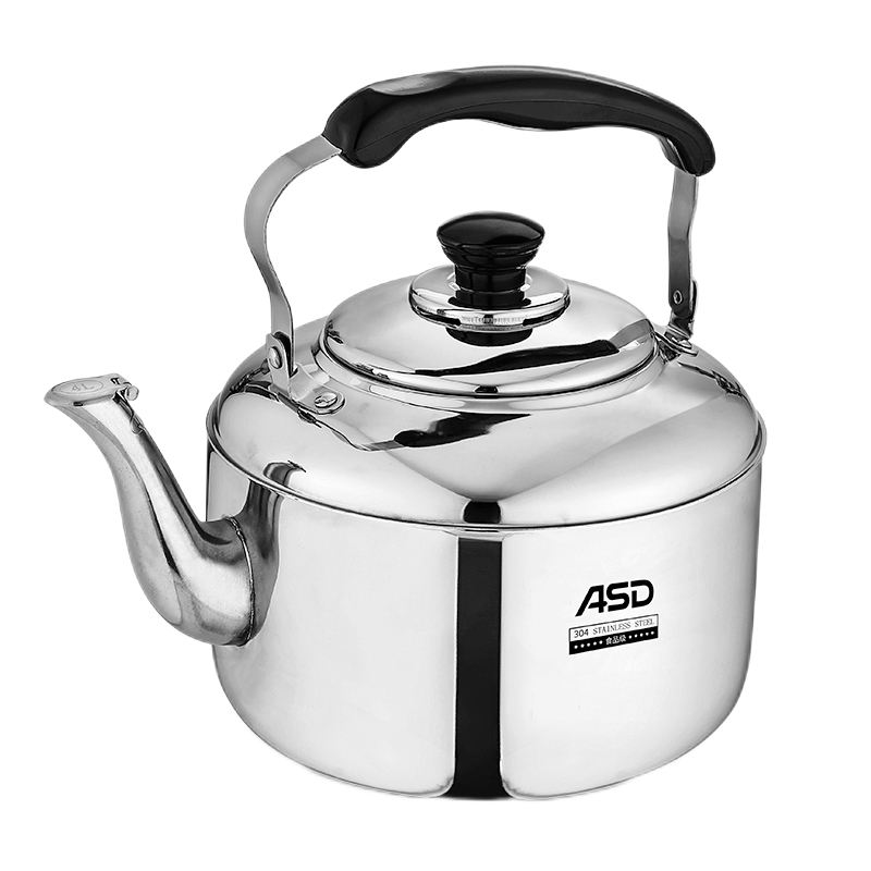 爱仕达304不锈钢大容量烧水壶鸣笛开水壶家用煤气燃气电磁炉通用多功能
