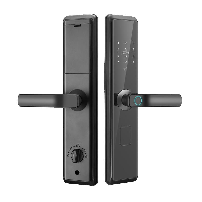 卡修斯指纹锁密码锁全自动智能锁家用公寓出租远程控制电子锁防盗智能门锁