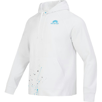 NIKE耐克针织套头衫2023春季新款白色泼墨保暖连帽卫衣DV9907-121