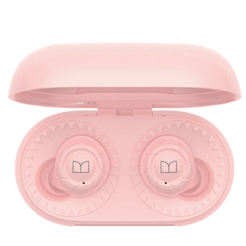 魔声(Monster) Turbine Lite 蓝牙耳机 降噪真无线涡轮 运动防水防汗魔音音乐耳机 [青春版]粉色